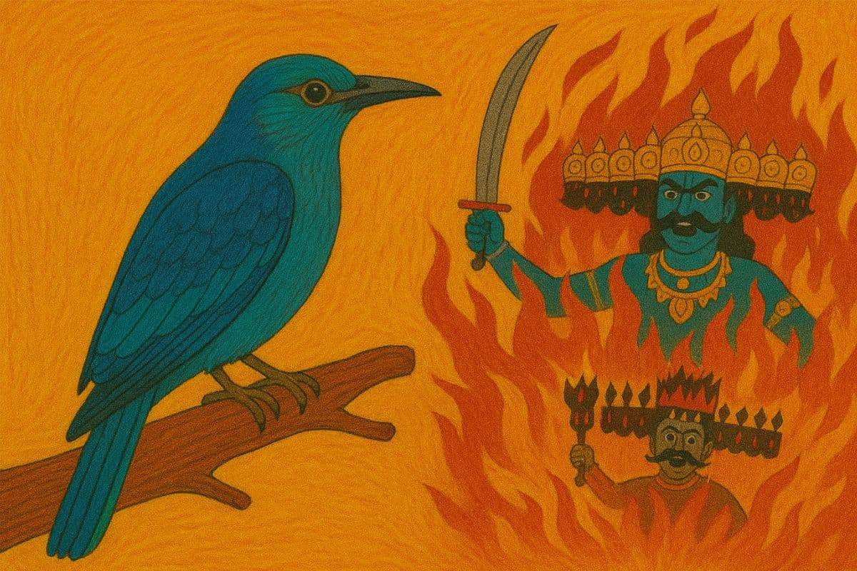 Neelkanth bird sighting on Dussehra 2025: Why it’s considered auspicious