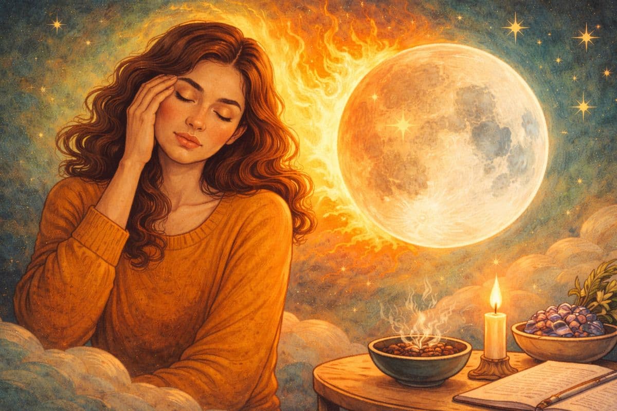 Moon Combustion December 2025: Why emotions feel unstable and the exact rituals that restore balance