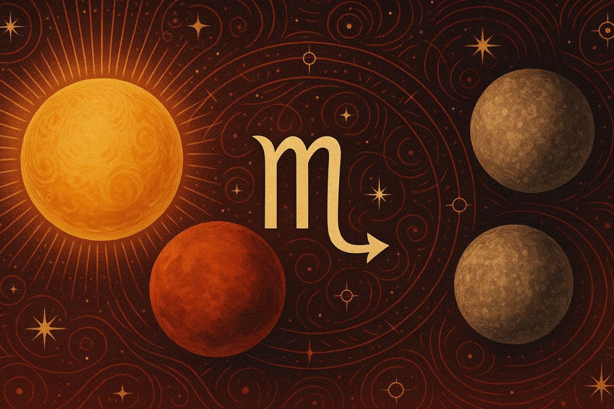 Sun Mars Mercury in Scorpio 2025: How to channel chaos into transformation